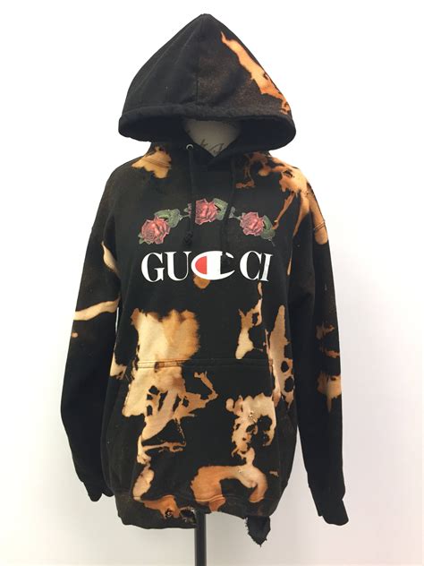 gucci oversize sweatshirt|gucci distressed hoodie.